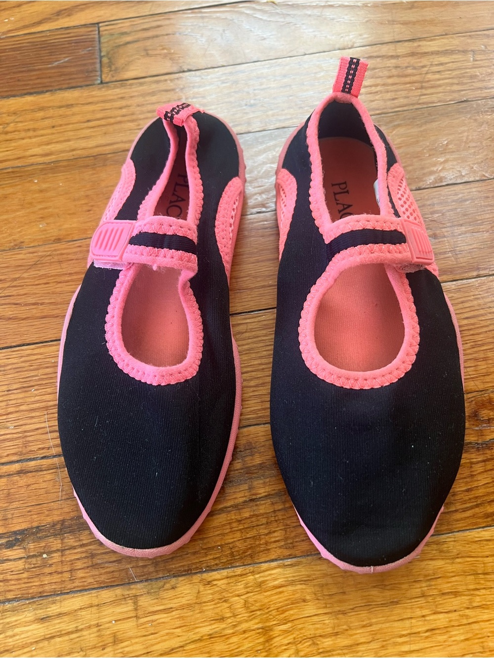 Place Black and Pink Kids Mary Jane Water Shoes